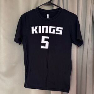 NBA Kings Black and White Kids Short Sleeve Tee
